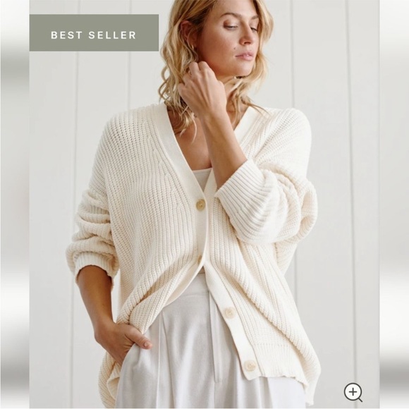 Jenni Kayne Cotton Cocoon Cardigan - Picture 2 of 4